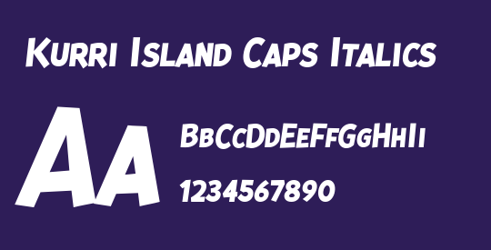 Kurri Island Caps Italics