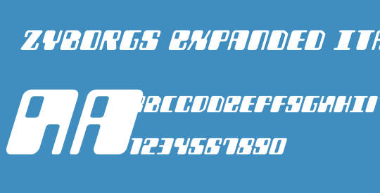 Zyborgs Expanded Italic