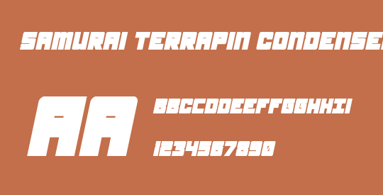 Samurai Terrapin Condensed Italic