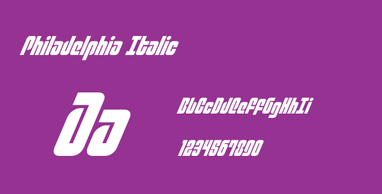 Philadelphia Italic