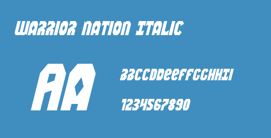 Warrior Nation Italic